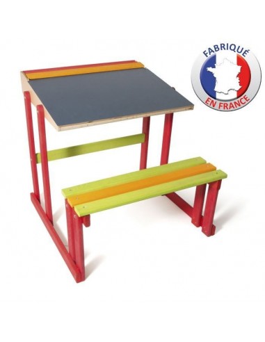 BUREAU D'ECOLIER EN BOIS