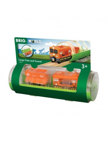 BRIO World  33891  Train Cargo et Tunnel