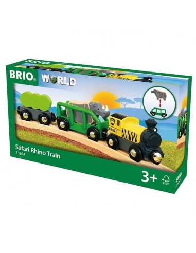 BRIO WORLD Train rhino safari