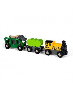 BRIO WORLD Train rhino safari 2