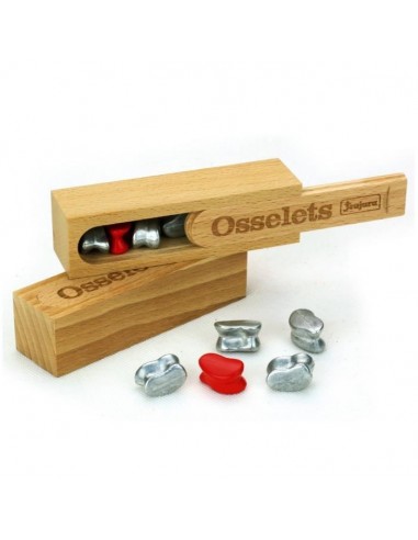 JEUJURA Coffret en bois  Osselets