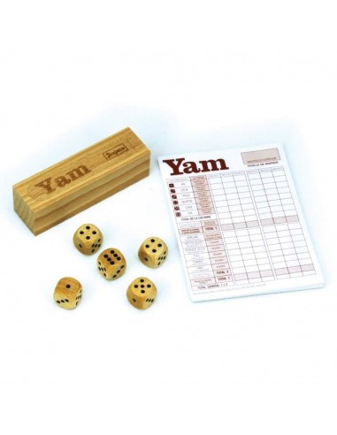 JEUJURA Jeu de yam : Coffret en bois...