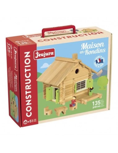 JEUJURA Maison en rondins  135 pieces