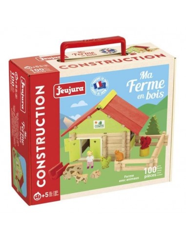 JEUJURA Ferme avec animaux  100 pieces