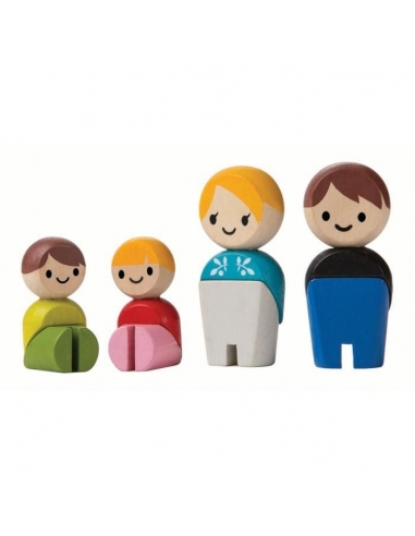 PLAN TOYS Jeu en bois Famille Européenne