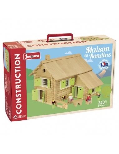 JEUJURA Maison en rondins  240 pieces